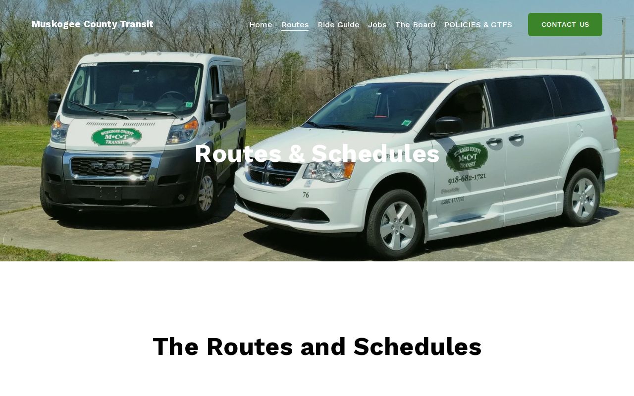 Muskogee County transit routes for travel after a 24-hour release